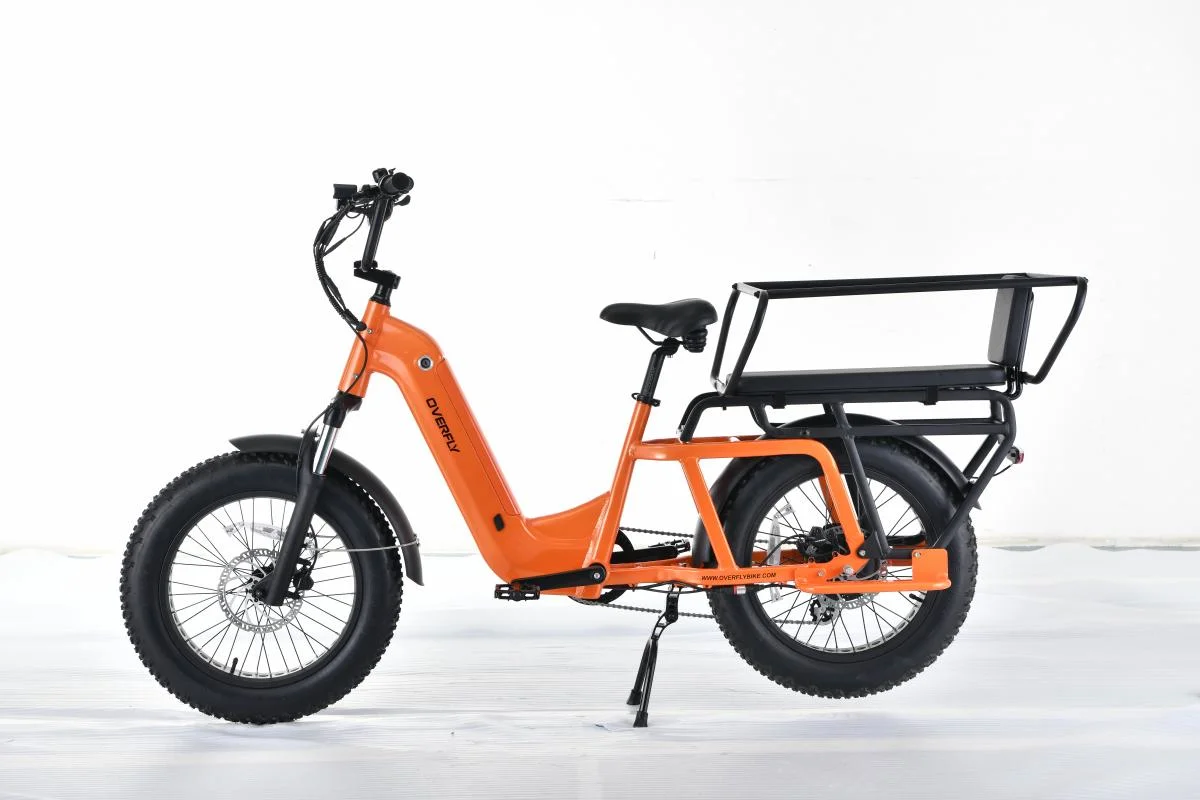 Motor de accionamiento trasero aluminio bastidor de aleación eBike con neumático de grasa