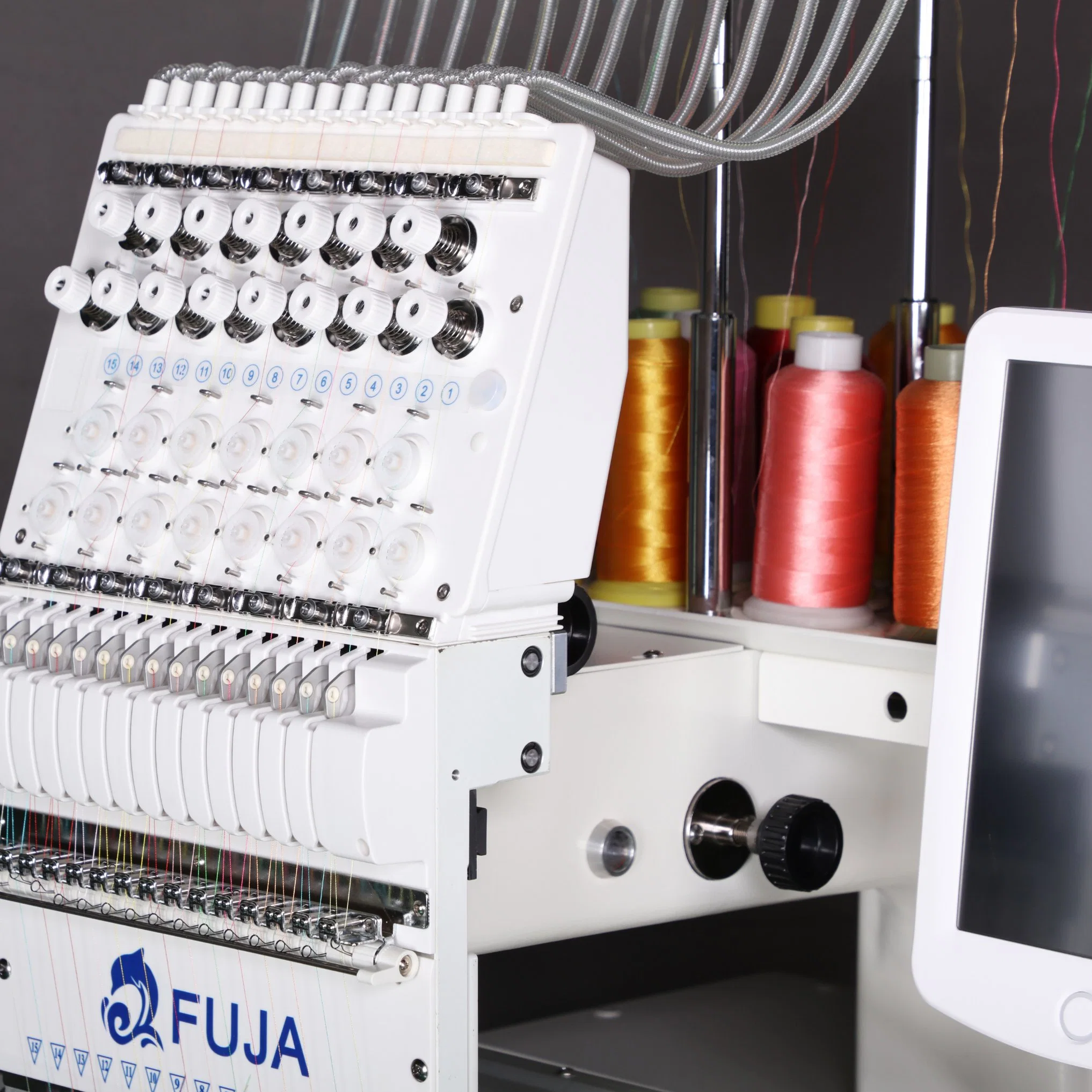 Fuja Computer 15 Needles Automatic Commercial Embroidery Sewing Machine