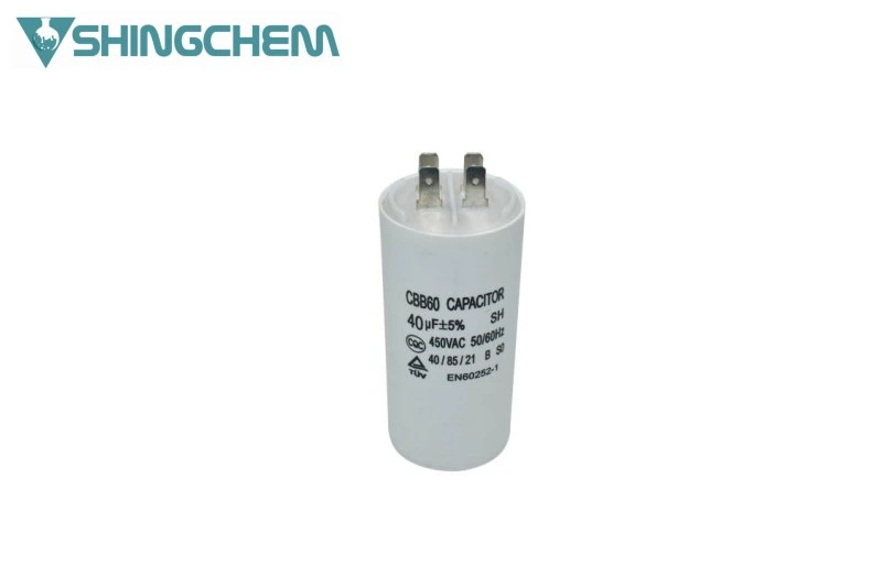 Cbb65 AC Motor Run Polypropylene Film Capacitor with Aluminum Case