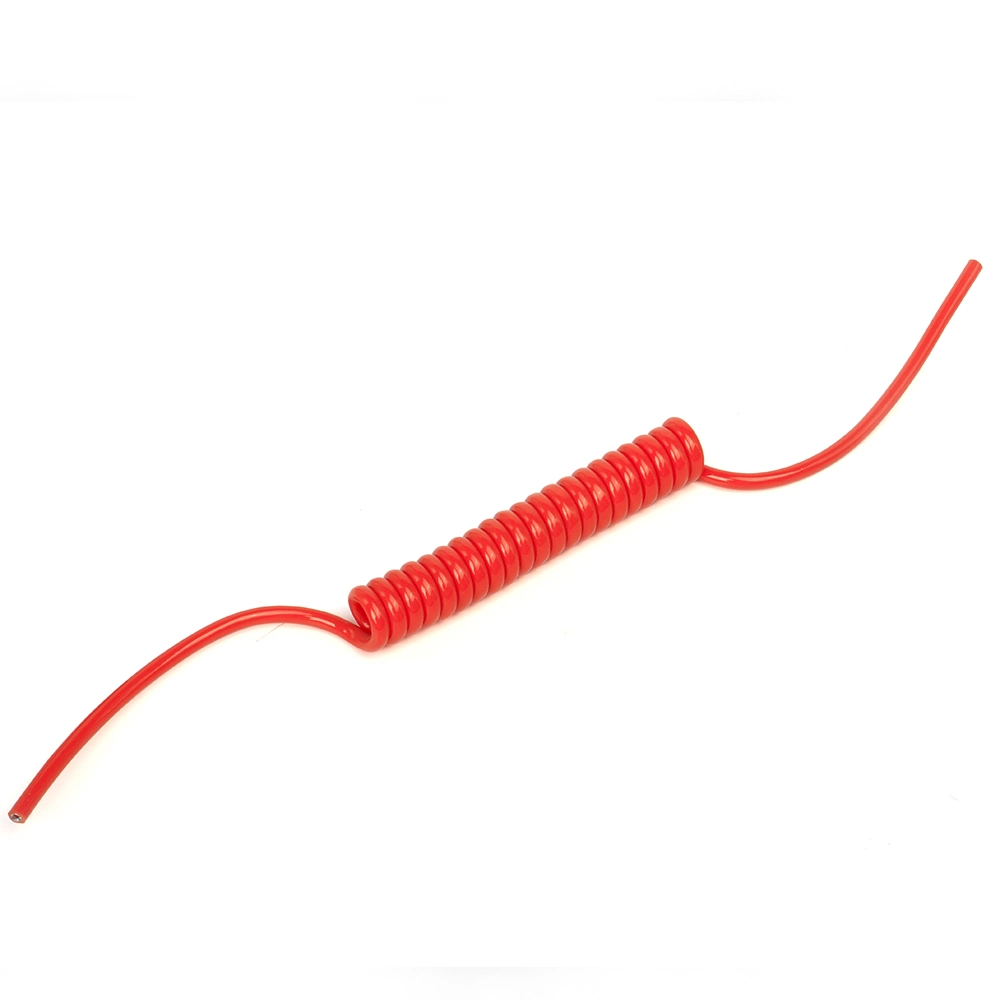 PUR Silicone Spiral Coiled Power Spring Robot Cable for Medical Equipment