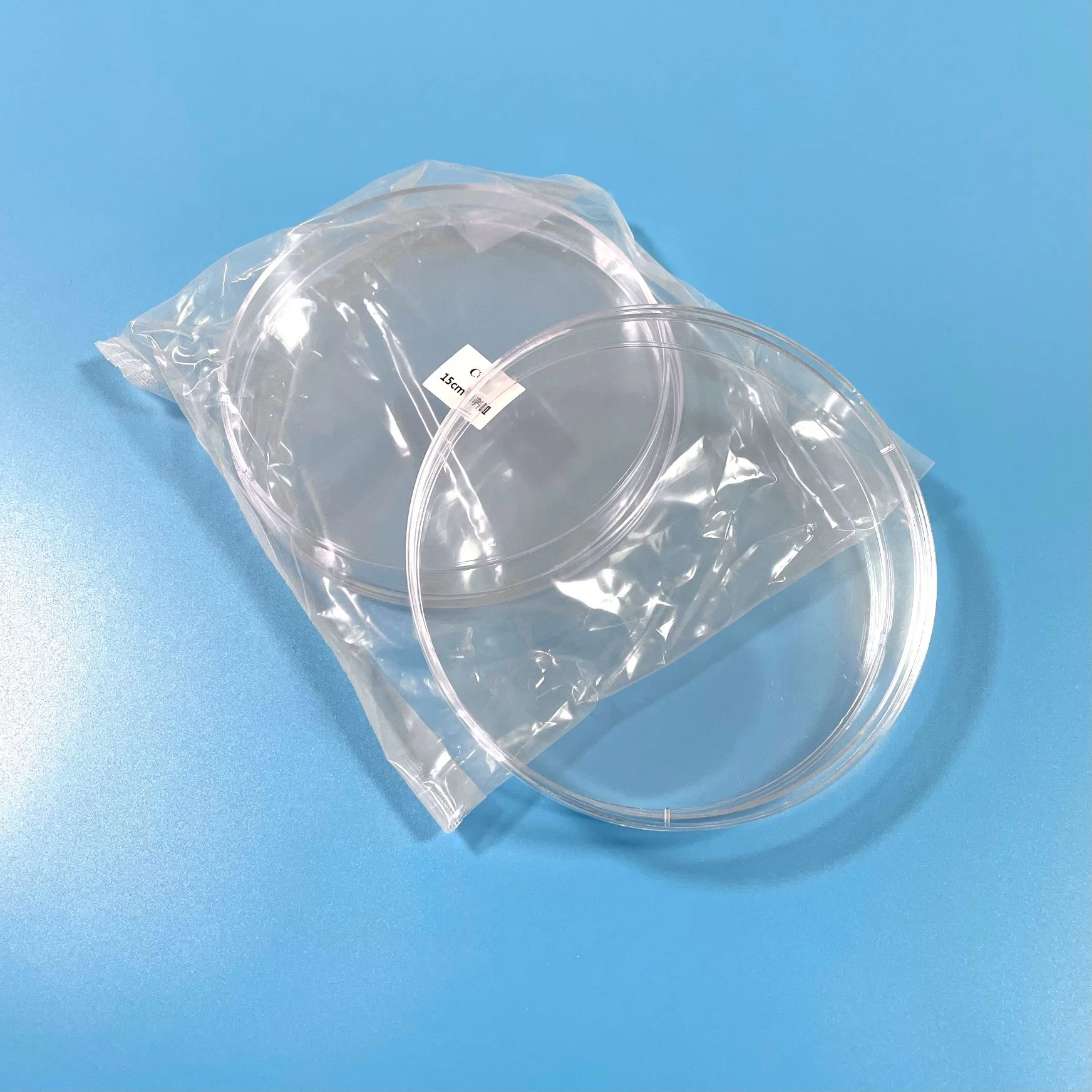 15cm Petri Dish 150mm Used Imported Material Sterile Laboratory Medical Plastic Product Plastic Bacteria Culture Petri Dish