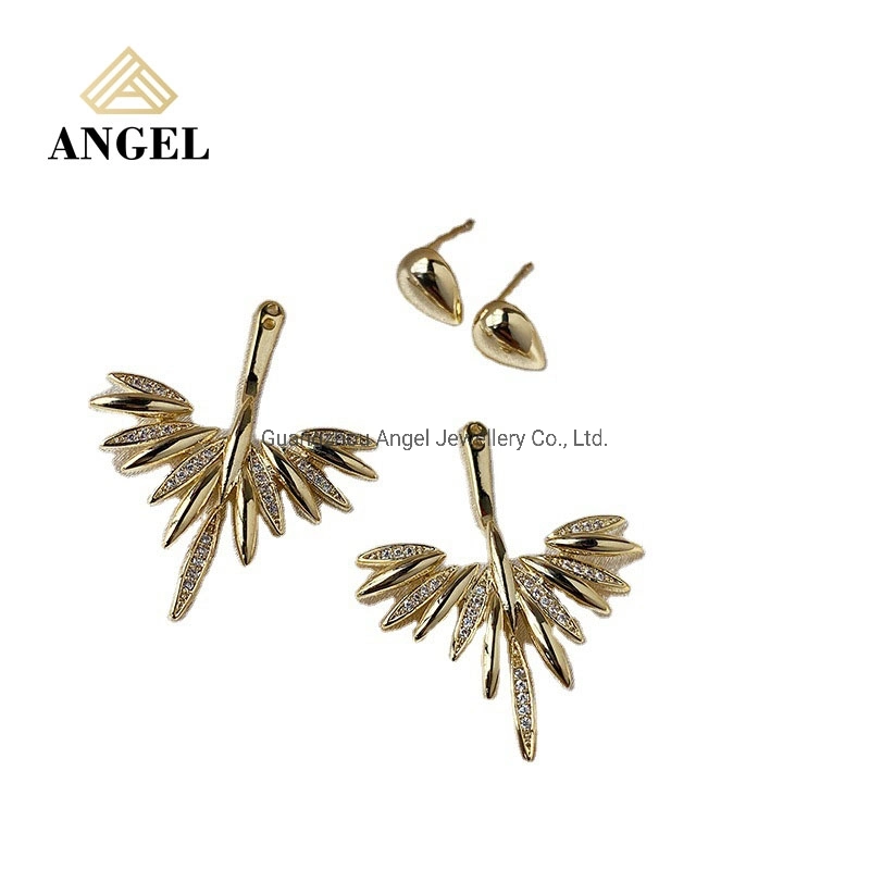 New Arrival 925 Sterling Silver Women Jewellery Trendy 18K Gold Plated Earrings Factory Direct Wholesale High Quality Jewelry for Girls