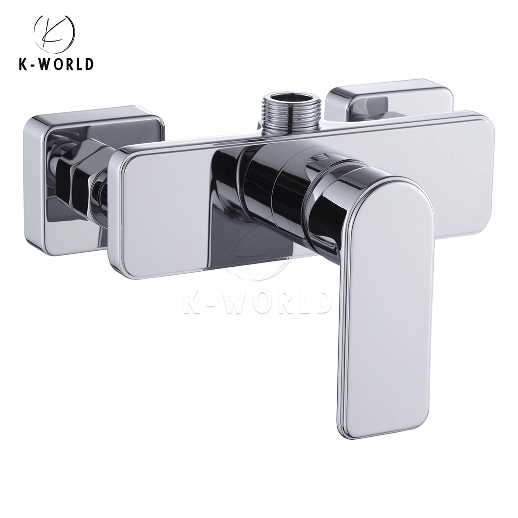 K-World Luxury Basin Shower Faucet Manufacturing High-Quality in Wall Bath Shower Faucet China Craftsmanship Single Handle Shower Mixer