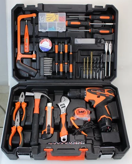 Youw Hardware Tool Kits 46PC, 58PC, 47PC, 76PC, 35PC with 12V 21V Cordless Drill