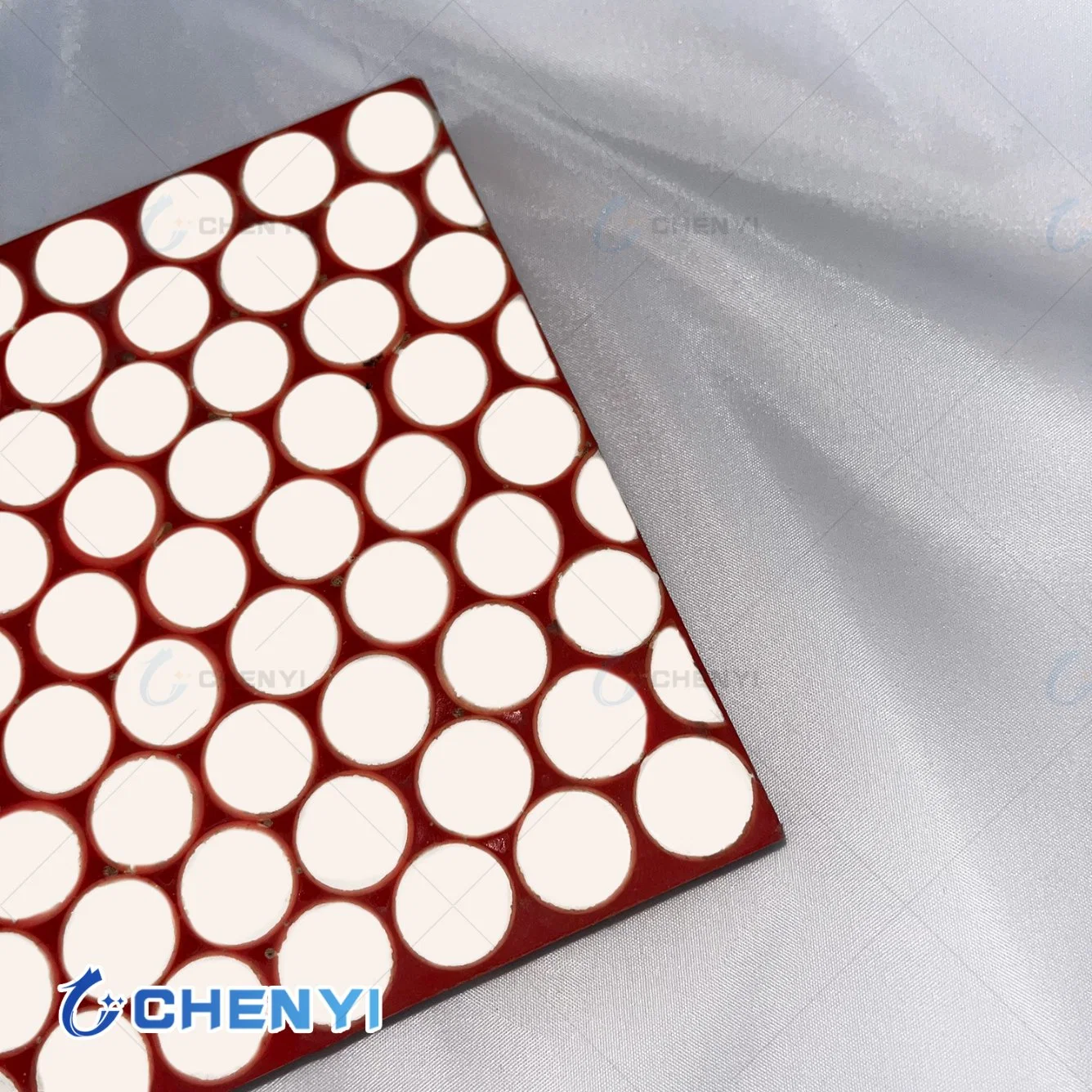 Factory Direct Sale (ceramic+rubber+steel composite liner) 92% 95% Alumina Ceramic Wear-Protection Plate