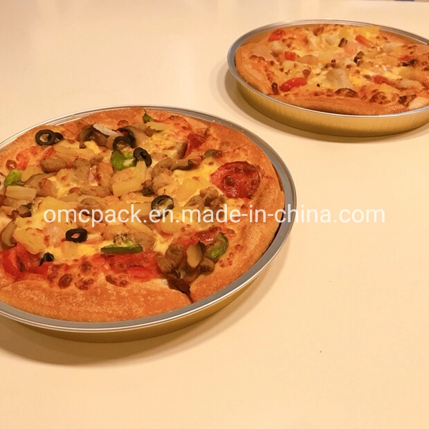 9.5 Inch Household Round Foil Pizza Pans, Durable Pizza Tray