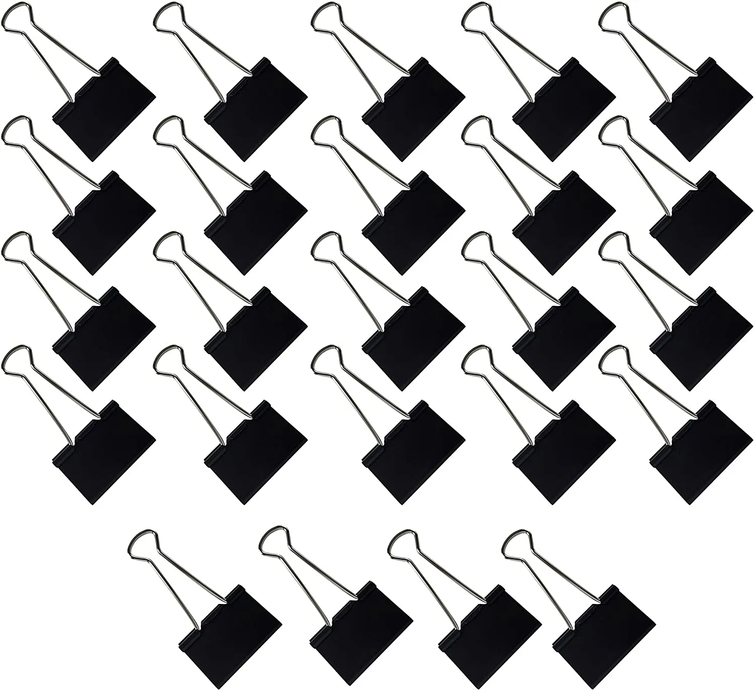 19mm Big Size Promotion Black Metal Binder Clips for Office