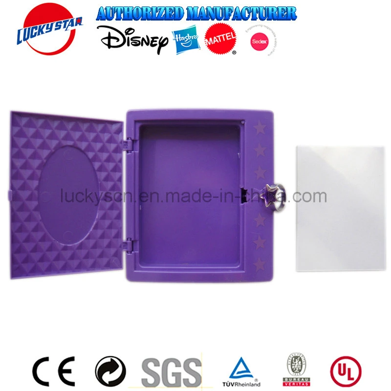 Beautiful Degsign Plastic Gift Case with Key Ring for Promotion