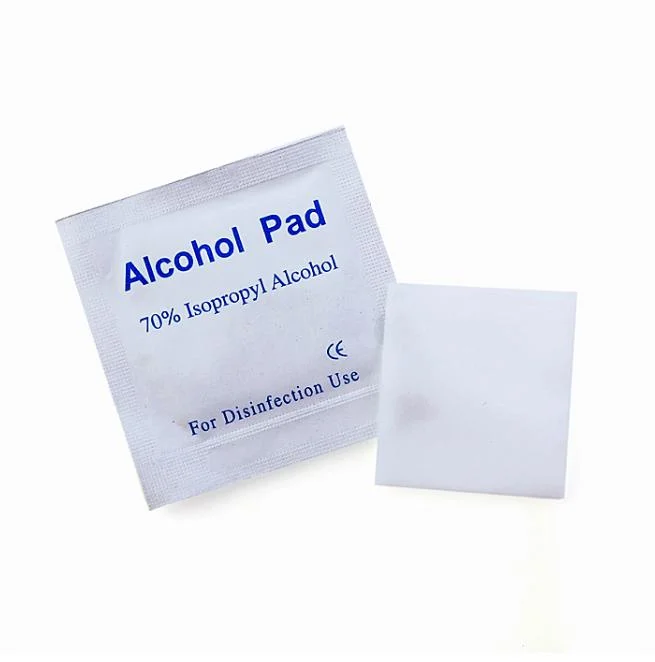 6.5*6cm or 6*6cm Alcohol Prep Pad /Alcohol Cotton Swab 70% Isopropyl