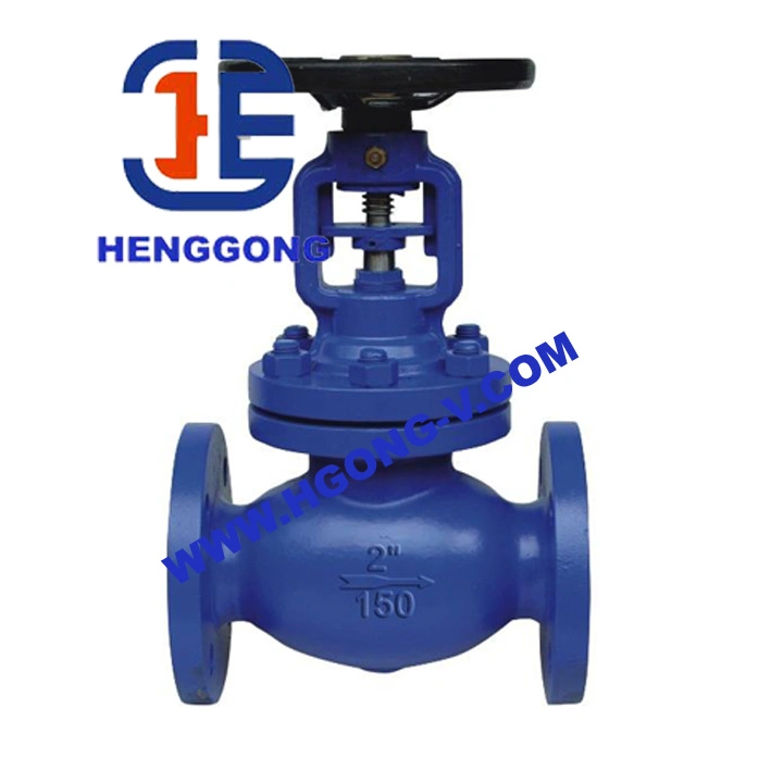 API/DIN 300lb ISO Standard Oil Water Gas Carbon Steel Flange Bellow Seal Wcb Globe Valve with Electric Actuator