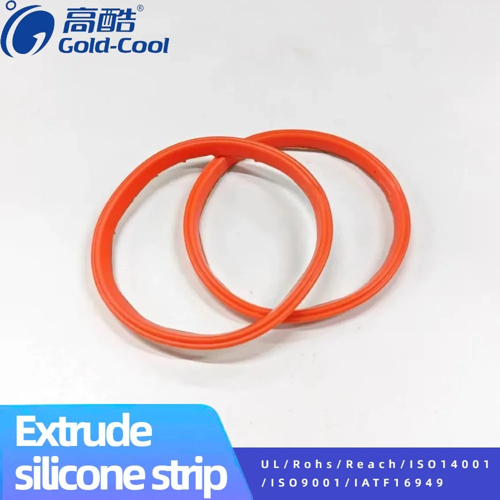 Extruded Silicone Rubber Sealing Strip Waterproof Silicone Rubber Gasket for Sealing Applications