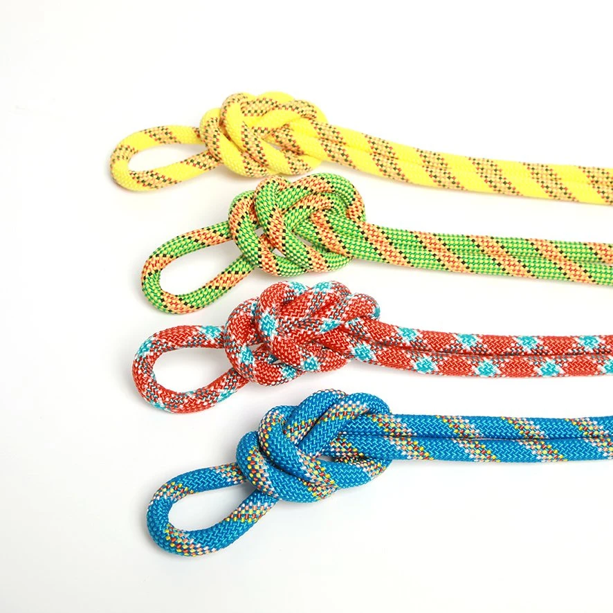 CE 6mm-18mm Polyester Double Braided Climbing Safety Rope