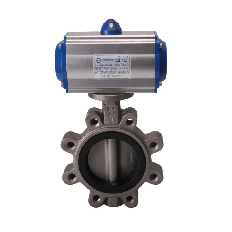 Spring Return Stainless Steel Lug Type Butterfly Valve