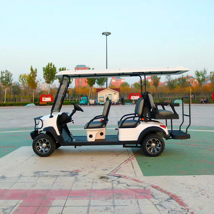 Yuanhai Shining chino 48V Precio barato bajo eléctrico 6 asientos Carro de Golf eléctrico personalizado Precio Venta Cochecitos de Golf eléctricos