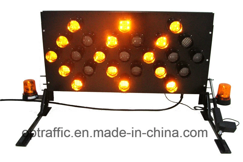 P220602c Work Zone Temporary Management Truck Mounted LED Flashing Arrow Board with Folding Bracket