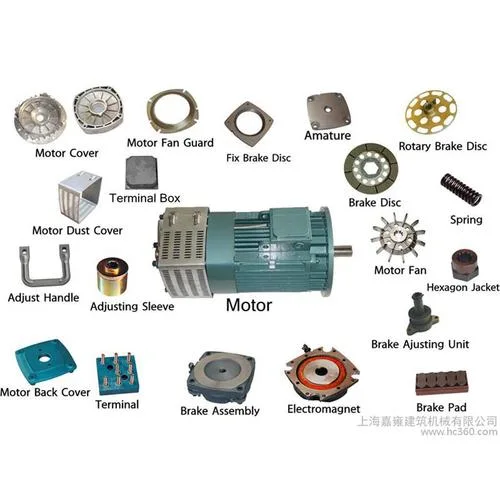 Mast Section Construction Lift Hoist Spare Part/Motor/Reducer/Safety Device/Rack Gear/Helical Gear Box