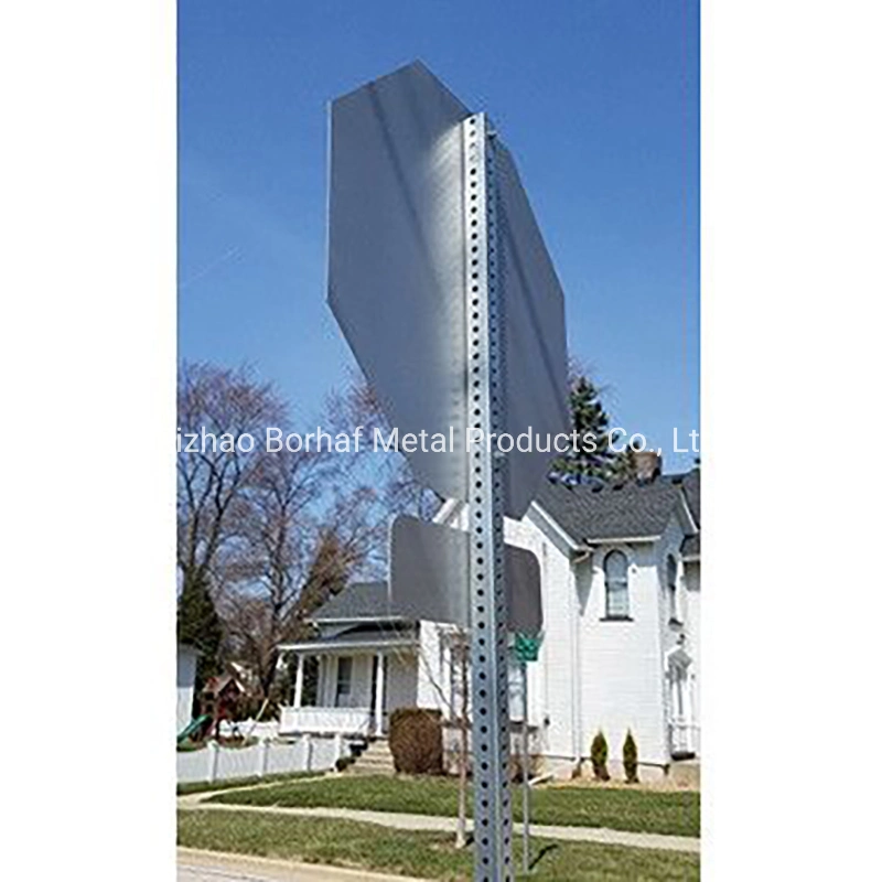 Galvanized Sign Post Base Square Sign Post Anchor Base U Channel Post Hardware