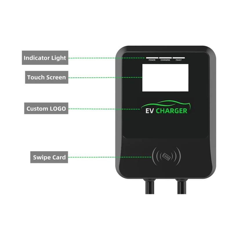 Home Smart Electric Vehicle (EV) Charger up to 32AMP, 380V, Indoor/Outdoor Car Charging Station