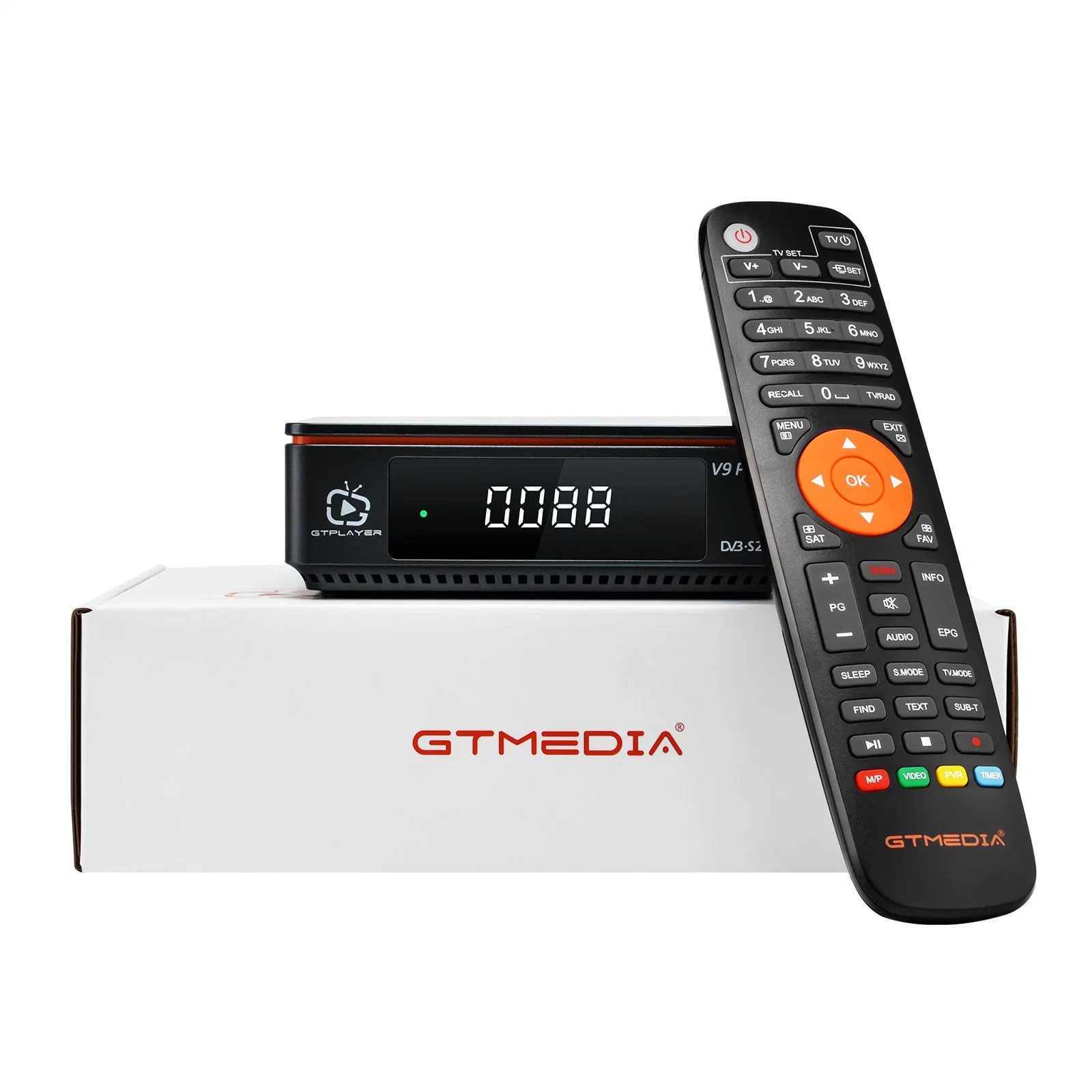 2021 Gtmedia V9 Prime Super DVB-S2 Satellite Receiver, Upgrade by Gtmedia V8 Nova/Honor V9 Super Support H. 265 Built WiFi