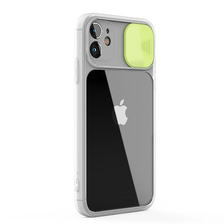 Nouveau téléphone portable TPU souple de protection pour caméra à glissière à objectif Étui pour iPhone 13 13 Mini 13 PRO Max avec Protecteur de caméra