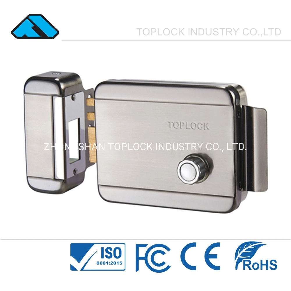 China Manufacturer 12VDC Electric Rim Lock Smart Door Lock