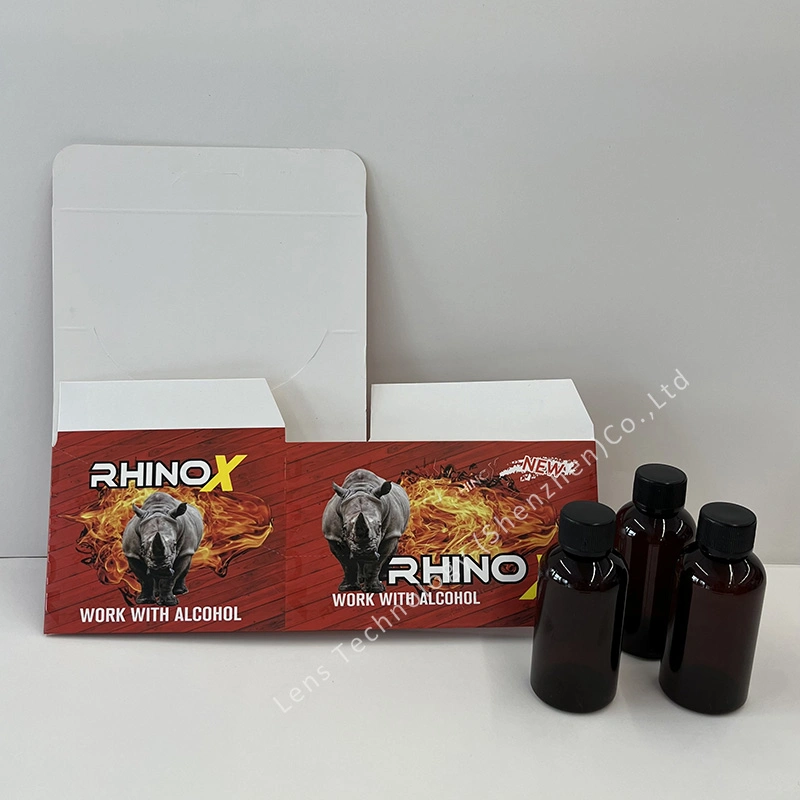 Hot Selling Liquid Shot Paper Display Box with Label Sticker