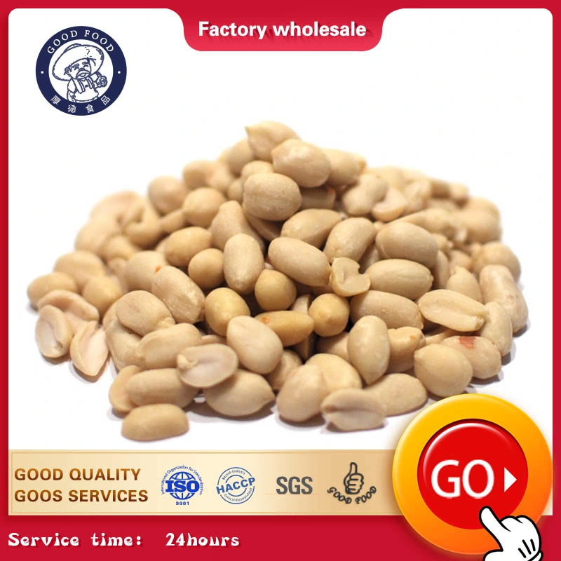 Professional Production Blanched Peanut Kernels New Crop Good Quality Round Shape Blanched Kernel Peanut