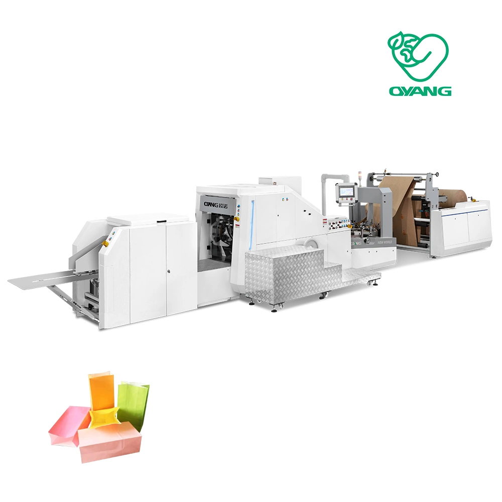 Automatic Glue Computerized Ounuo Shopping Carry Gift Paper Bag Making Machine ODM