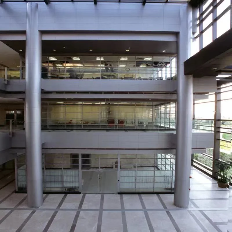 División de Sala de Chip Board de MDF tabiques modulares de vidrio templado para oficinas Material de construcción de diseño de paredes