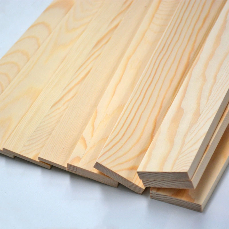 Pine Bar Solid Wood Material Raw Wood Custom Small Wood Bar Zi Long Bar DIY Handmade Partition Keel Wooden Square Column
