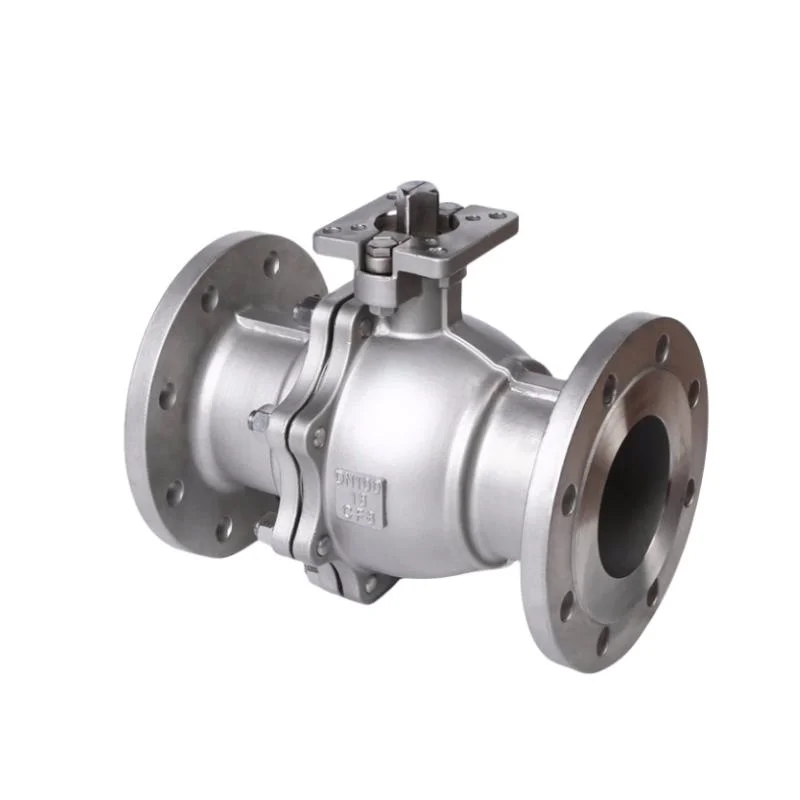 Pneumatic Electric Manual 304/316 Stainless Steel High Platform Flange Ball Valve