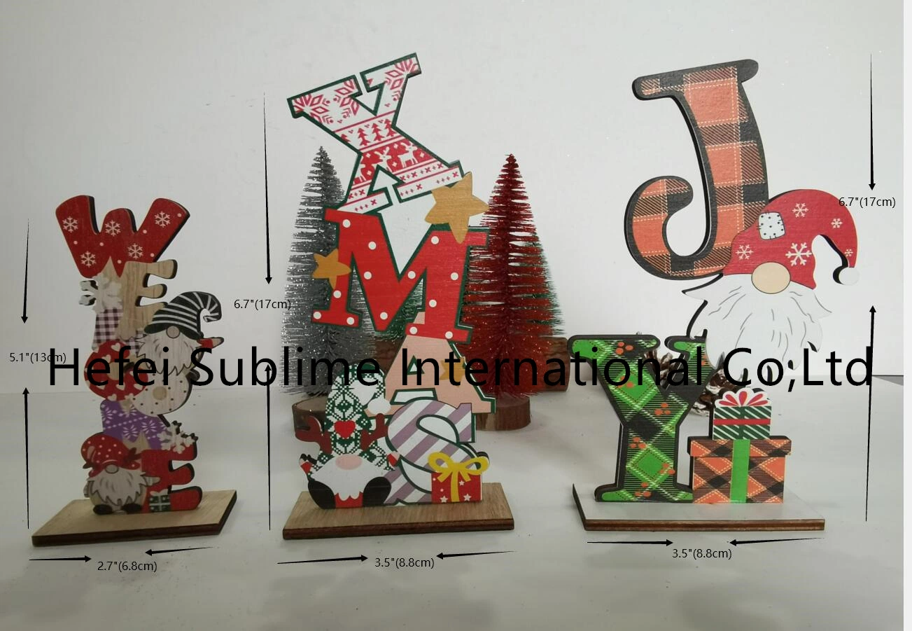 Christmas Decoration Laser Cut Ornament Art Craft Wooden