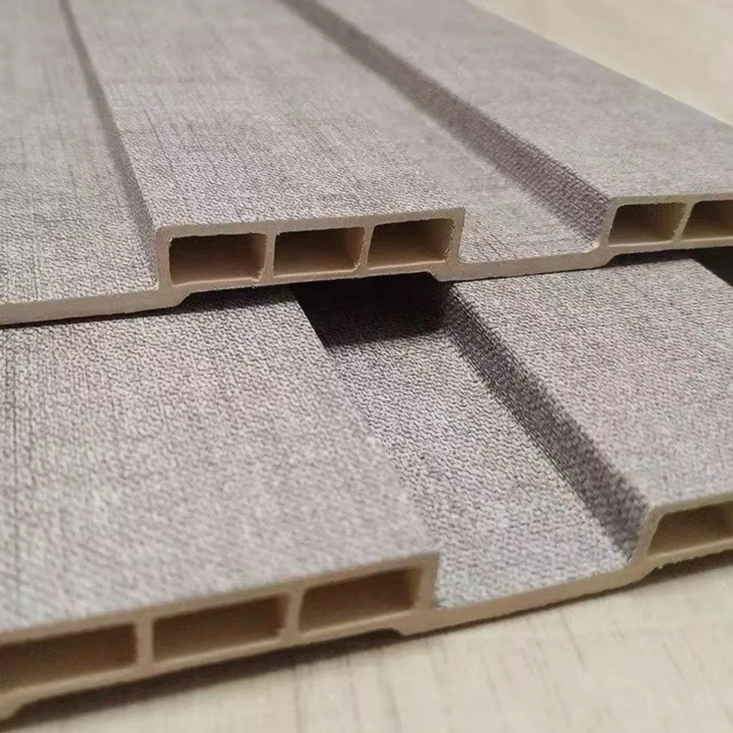 Auuan Interior Decoration Wall Panel PVC Laminated Eco-Wood Wall Slat Panel 202*12mm Great Wall Board