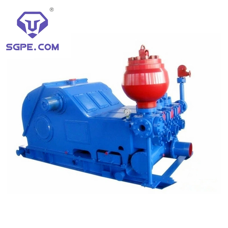 Made in China Drilling Rig Circulation Mud System Reciprocating Horizontal Triplex Piston Single Action Mud Pump F1600 F1300 F1000 F800 Nb-1300 Nb-1600