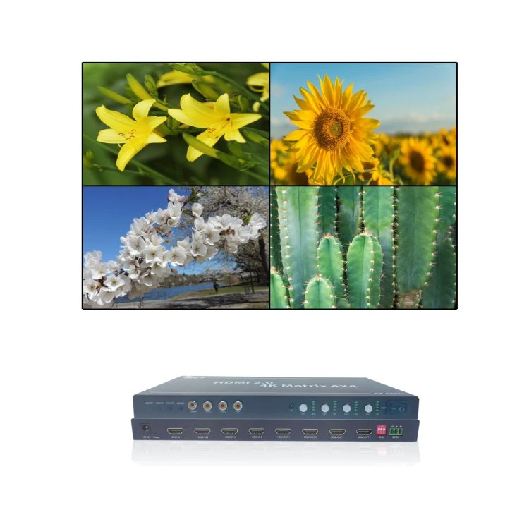 Novo AV All-Digital suporta áudio vídeo 3D 4X4 HDMI Matrix