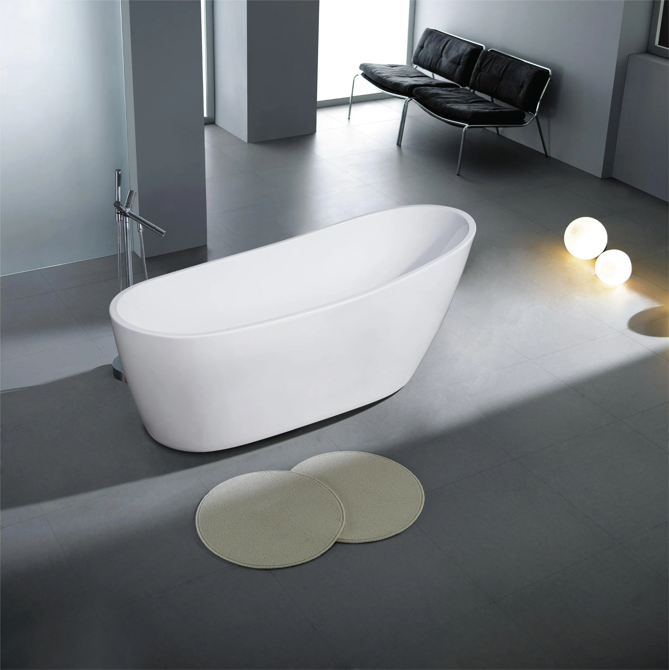 Gran Venta: Top-Notch CE/Ucpc aprobado remojo bañera independiente Single-Slipper elegante bañera con embalaje apilables disponibles