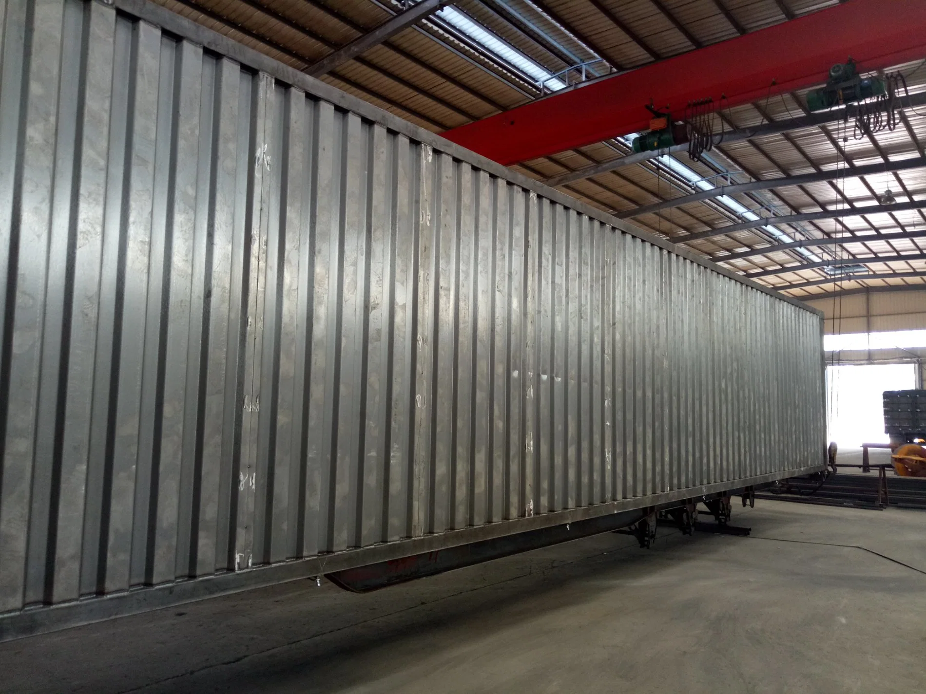 Luen 3 eje 70tons Caja estándar Semi Trailers Transporte de grano O Venta