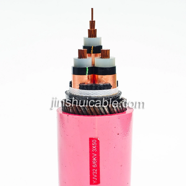 Multicore 0.6/1kv Low Voltage Copper Conductor XLPE/PVC Insulated Armoured Underground Power Cable