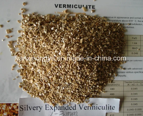 High quality/High cost performance  Construction Material Heat Insulation Material Golden and Silvery Expanded Vermiculite Crude Vermiculite