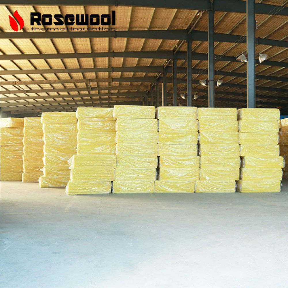 25mm Thickness, 50mm Thickness Thermal Insulation Glass Wool Building Material