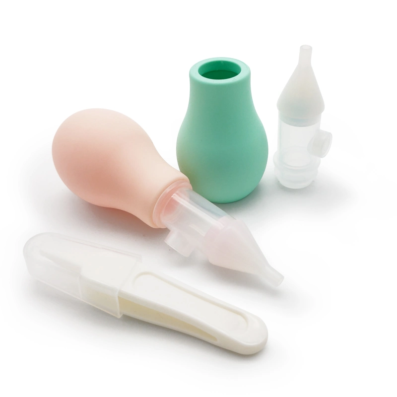 Wholesale/Supplier Newborn Baby Nasal Aspirator Vacuum Nase Cleaners Manual Silicone Nasal Aspirator