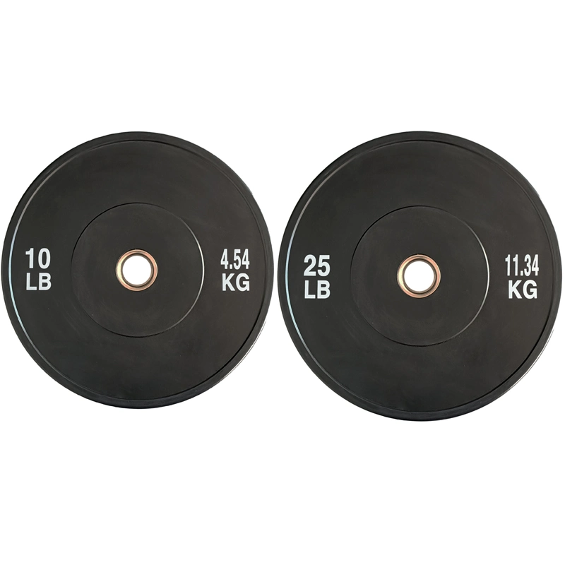 Factory Direct Sale Round Exercise Equipment Barbell Plates Black Barbell Weight Plate