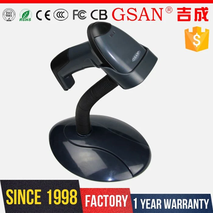 Wireless 1d Supermarket Laser Barcode Scanner