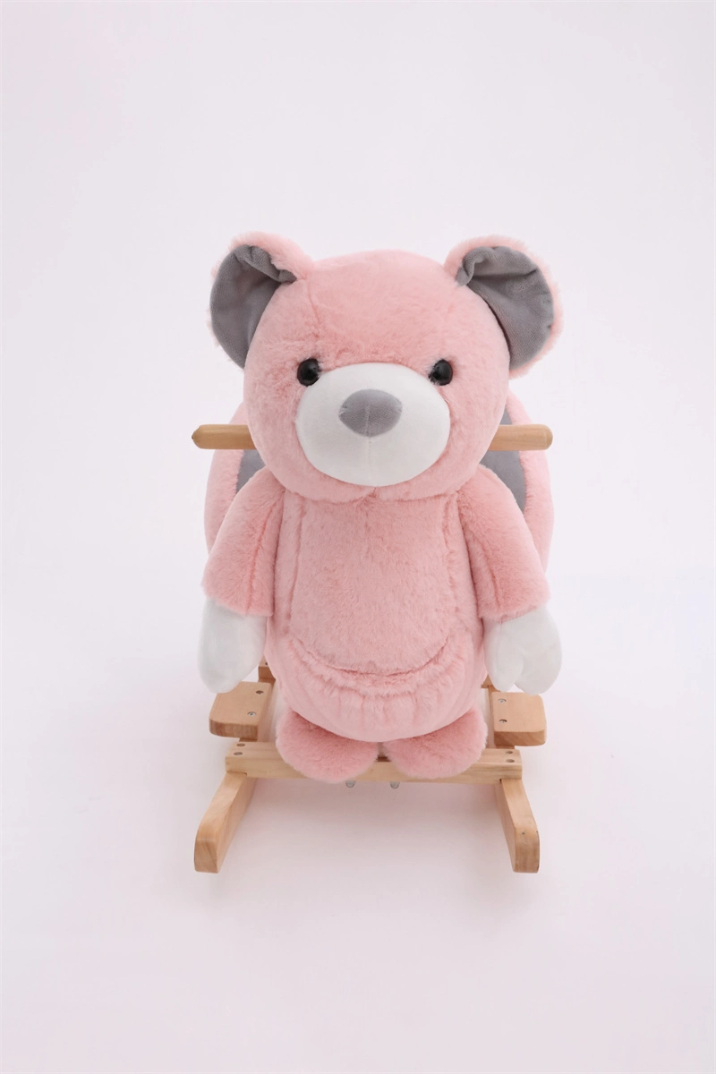 Peluche Whosale OEM ODM Bébé chaise berçante en bois d'enfants Les enfants voyagent Toy