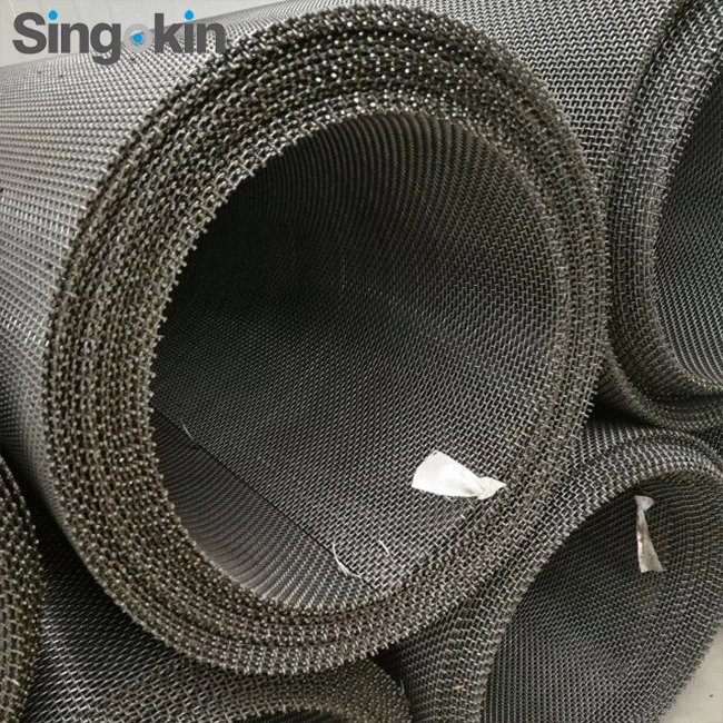 Round Vibrating Screen 65mn Crimped Wire Vibration Screen Coal Slime