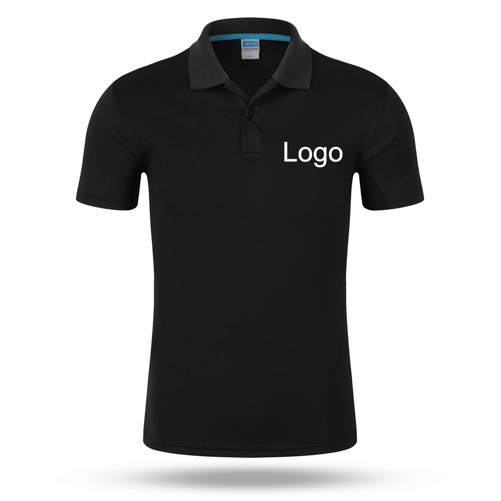 Au cours de la soie Scren Custom Tous Logo d'impression 60% coton 40% Polyester T shirt Polo hommes Polo Shirt