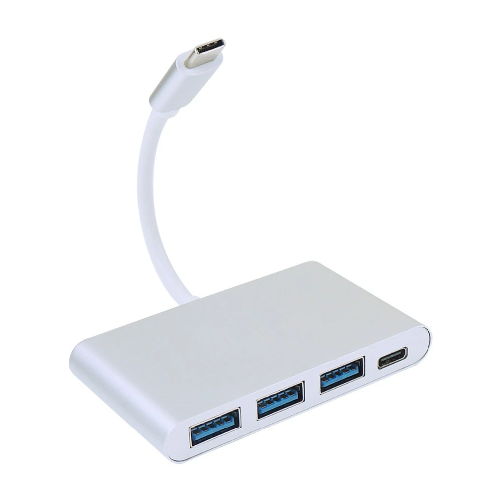 Multifunktionaler USB-Hub Typ C 4 in 1