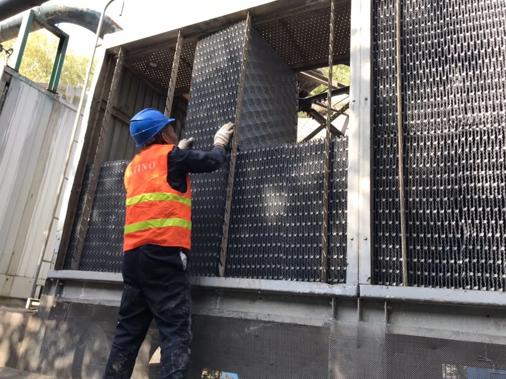 Cross Cooling Tower Spindle Fill Packing Replacement Project