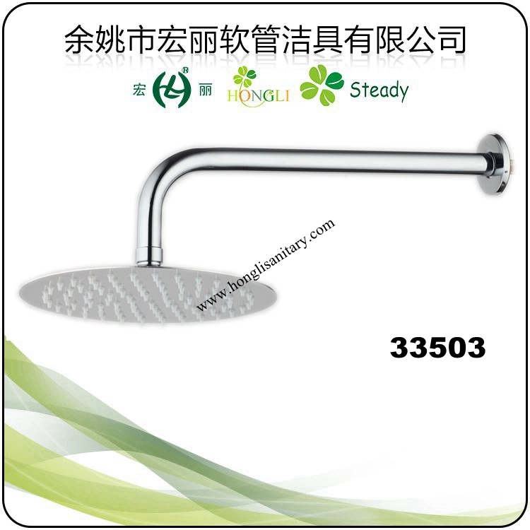 33511 Stainless Steel Shower Head with Stainless Steel Arm