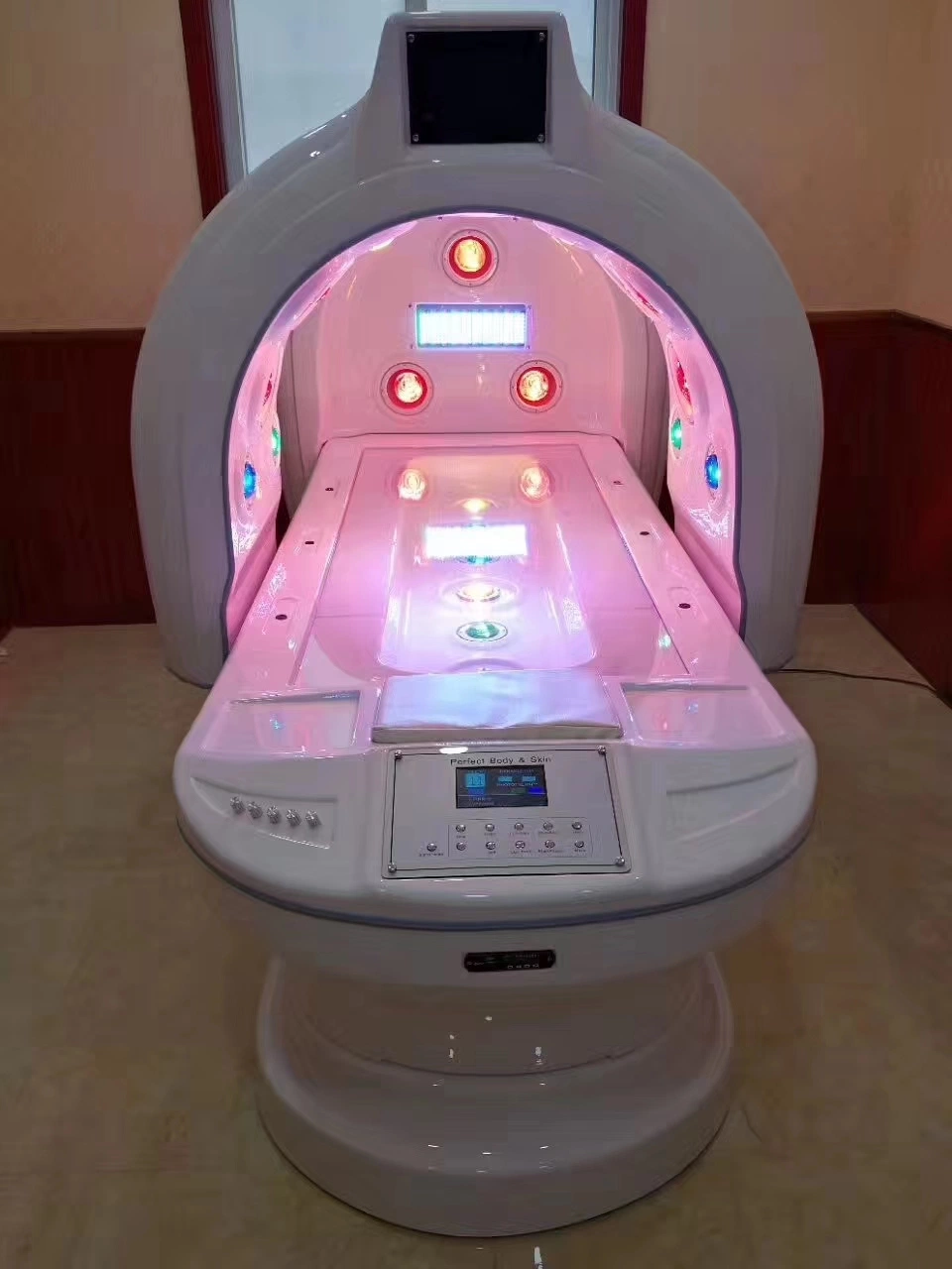 Infrared-SPA-Capsule Oxygen Chamber Body Slimming Red Light Infrared LED Therapy Heating